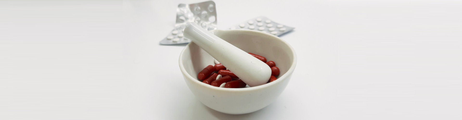 medicines in a bowl